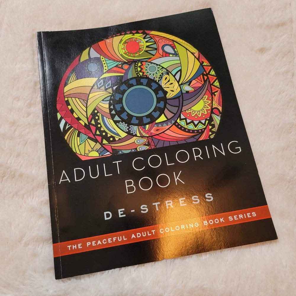 Adult Coloring Book: De-Stress: Adult Coloring Book